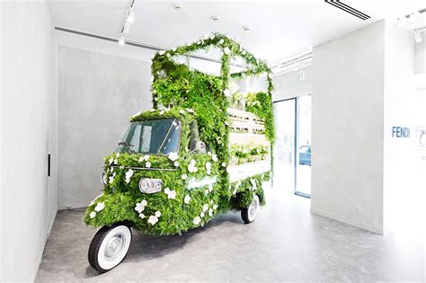 fendi mobile flower shop|azuma makoto converts a piaggio scooter into a mobile flower .